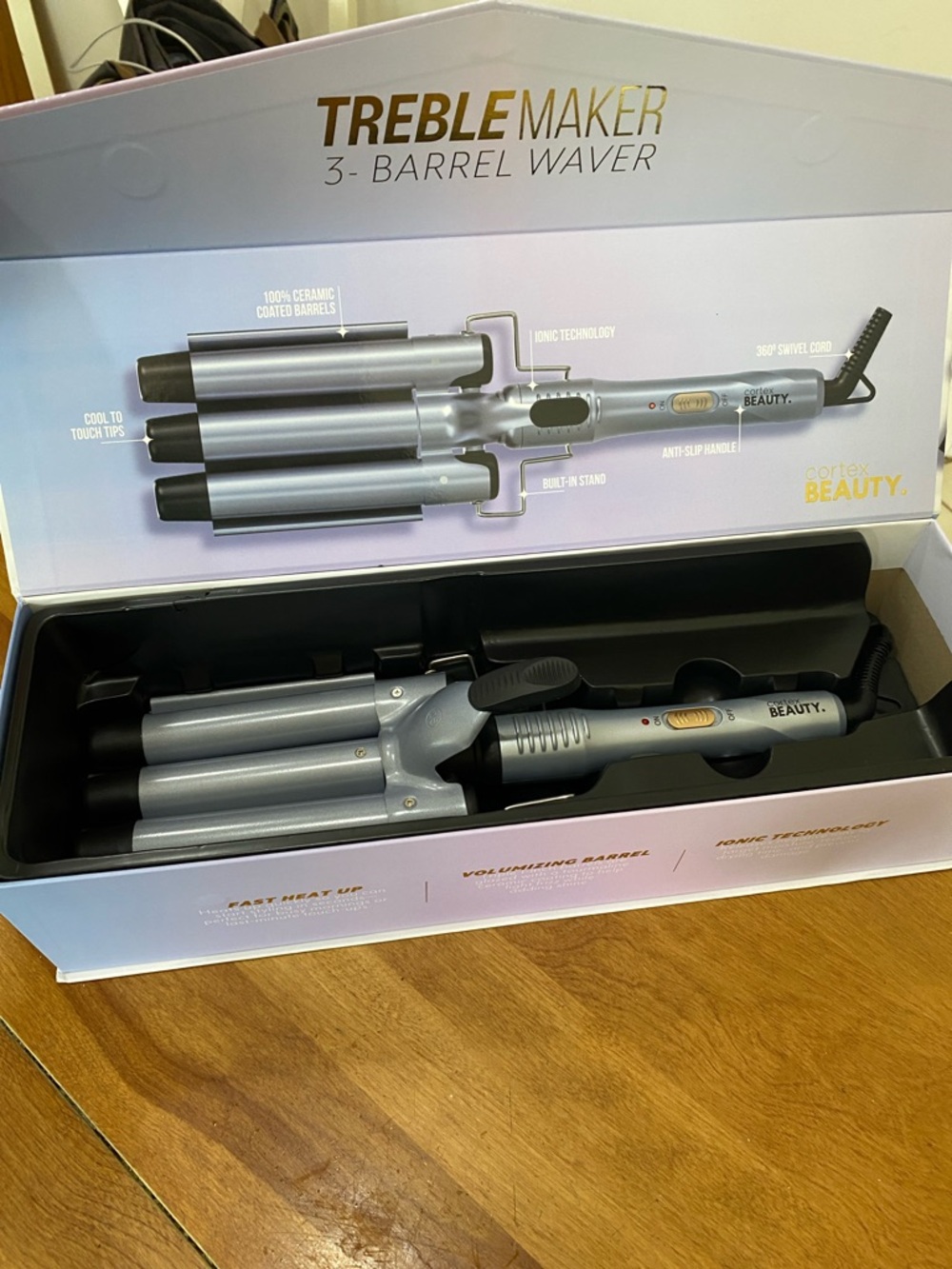 NWT.  Cortex Beauty, Treblmaker, 3-barrel Waver.